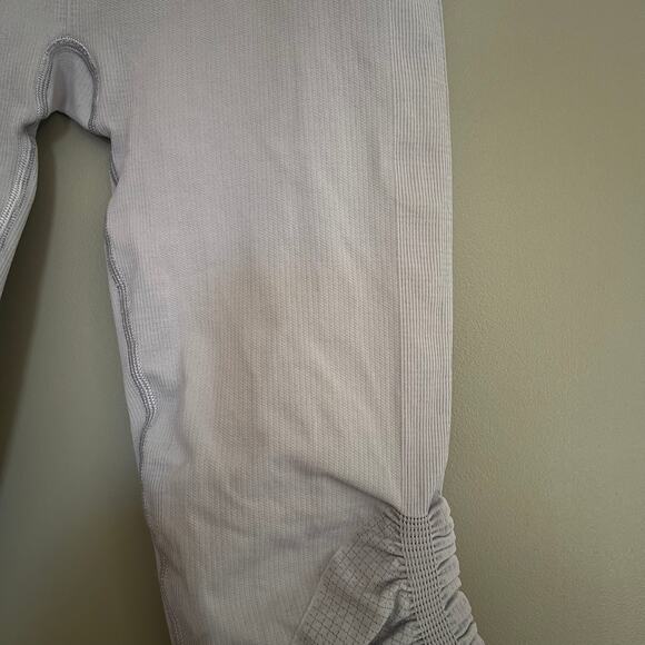Lululemon Flow & Go Crop Battleship Grey Sz 6 High Waisted Leggings Gym Workout - Picture 11 of 16